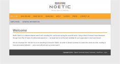 Desktop Screenshot of noeticexsearch.com